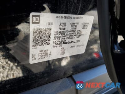 Zdjęcie 16 z 16 samochodu: 2022 GMC YUKON SLE VIN:1GKS1AKD3NR327219 - miniatura