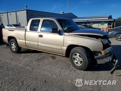 Czwarte zdjęcie samochodu z boku: 2004 CHEVROLET SILVERADO C1500 VIN:2GCEC19T741202151 - miniatura