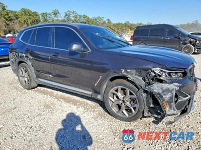 Czwarte zdjęcie samochodu z boku: 2024 BMW X3 SDRIVE30I VIN:WBX47DP07RN252373 - miniatura