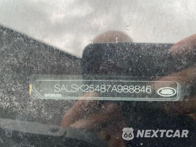 Zdjęcie 10 z 10 samochodu: 2007 LAND ROVER RANGE ROVER SPORT HSE VIN:SALSK25487A988846 - miniatura