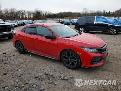 Czwarte zdjęcie samochodu z boku: 2018 HONDA CIVIC SPORT VIN:SHHFK7H44JU231280 - miniatura