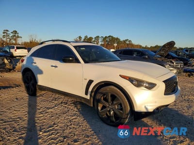 Czwarte zdjęcie samochodu z boku: 2017 INFINITI QX70 VIN:JN8CS1MU1HM143820 - miniatura