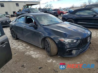 Czwarte zdjęcie samochodu z boku: 2022 MERCEDES-BENZ CLA 45 AMG VIN:W1K5J5DB2NN306581 - miniatura