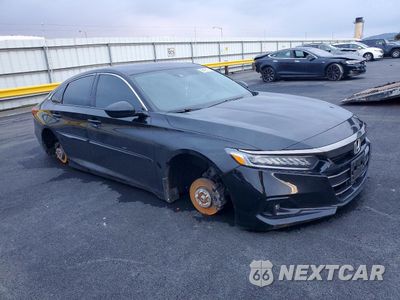 Czwarte zdjęcie samochodu z boku: 2022 HONDA ACCORD SPORT VIN:1HGCV1F33NA109657 - miniatura