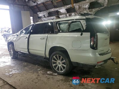 Drugie zdjęcie samochodu z przodu: 2022 CADILLAC ESCALADE ESV PREMIUM LUXURY PLATINUM VIN:1GYS4MKL7NR176102 - miniatura