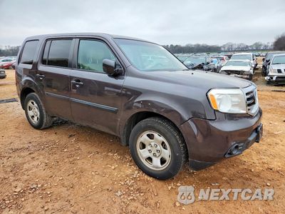 Czwarte zdjęcie samochodu z boku: 2012 HONDA PILOT LX VIN:5FNYF3H28CB002108 - miniatura