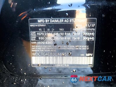 Zdjęcie 13 z 13 samochodu: 2018 MERCEDES-BENZ GLA 250 VIN:WDCTG4EB3JJ465517 - miniatura