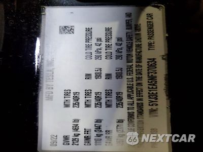 Zdjęcie 13 z 13 samochodu: 2022 TESLA MODEL 3 VIN:5YJ3E1EA5NF370634 - miniatura