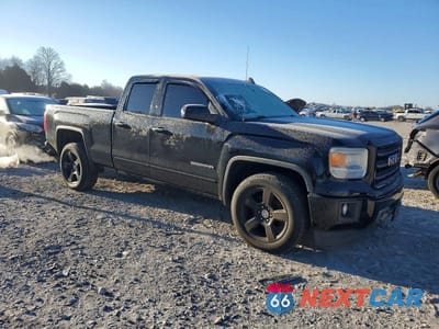 Czwarte zdjęcie samochodu z boku: 2015 GMC SIERRA C1500 VIN:1GTR1TEC0FZ356087 - miniatura