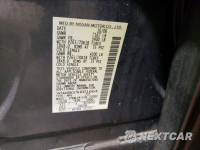 Zdjęcie 13 z 13 samochodu: 2007 INFINITI QX56 VIN:5N3AA08CX7N801664 - miniatura