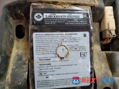 Zdjęcie 10 z 11 samochodu: 2023 CAN-AM OUTLANDER 850 XT VIN:3JBLKAU47PJ002060 - miniatura