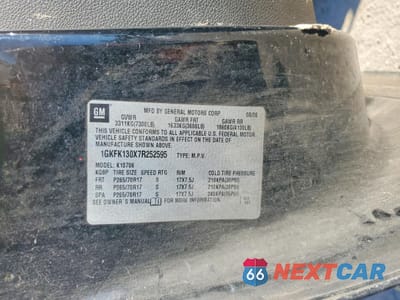 Zdjęcie 13 z 14 samochodu: 2007 GMC YUKON VIN:1GKFK130X7R252595 - miniatura