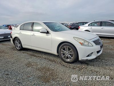 Czwarte zdjęcie samochodu z boku: 2010 INFINITI G37 BASE VIN:JN1CV6AP6AM202416 - miniatura