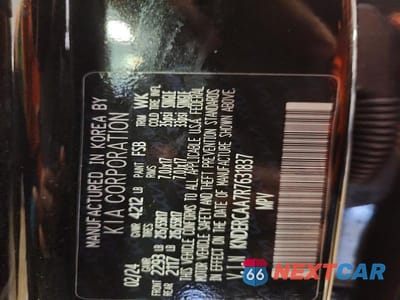 Zdjęcie 14 z 14 samochodu: 2024 KIA SELTOS EX VIN:KNDERCAA7R7631837 - miniatura