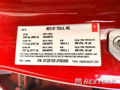 Zdjęcie 12 z 12 samochodu: 2018 TESLA MODEL 3 VIN:5YJ3E1EB1JF065408 - miniatura