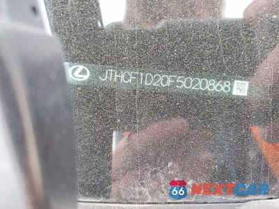 Zdjęcie 12 z 13 samochodu: 2015 LEXUS IS 250 BASE VIN:JTHCF1D20F5020868 - miniatura