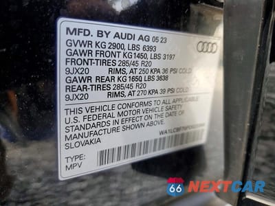 Zdjęcie 13 z 13 samochodu: 2023 AUDI Q7 PREMIUM PLUS VIN:WA1LCBF70PD023344 - miniatura