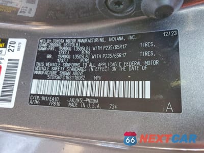 Zdjęcie 13 z 14 samochodu: 2024 TOYOTA SIENNA XLE VIN:5TDYSKFC1RS118062 - miniatura