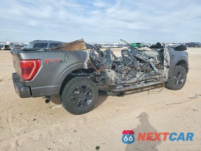 Trzecie zdjęcie samochodu z tyłu: 2021 FORD F150 VIN:1FTFW1E81MFB42082 - miniatura