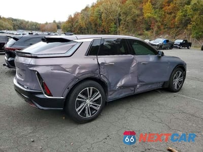 Trzecie zdjęcie samochodu z tyłu: 2024 CADILLAC LYRIQ LUXURY VIN:1GYKPRRL5RZ123687 - miniatura