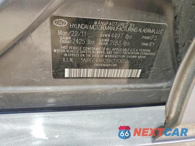 Zdjęcie 13 z 13 samochodu: 2011 HYUNDAI SONATA SE VIN:5NPEC4AB2BH270051 - miniatura