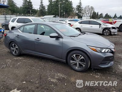 Czwarte zdjęcie samochodu z boku: 2021 NISSAN SENTRA SV VIN:3N1AB8CV8MY224281 - miniatura