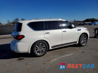 Trzecie zdjęcie samochodu z tyłu: 2020 INFINITI QX80 LUXE VIN:JN8AZ2NF2L9700917 - miniatura