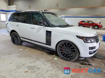 Czwarte zdjęcie samochodu z boku: 2017 LAND ROVER RANGE ROVER AUTOBIOGRAPHY VIN:SALGV2FE5HA336823 - miniatura