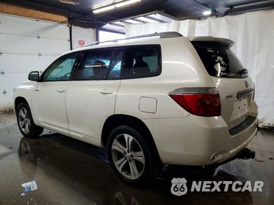 Drugie zdjęcie samochodu z przodu: 2009 TOYOTA HIGHLANDER SPORT VIN:JTEES43A892124400 - miniatura