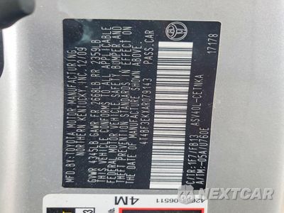 Zdjęcie 13 z 14 samochodu: 2010 TOYOTA CAMRY BASE VIN:4T4BF3EKXAR079143 - miniatura
