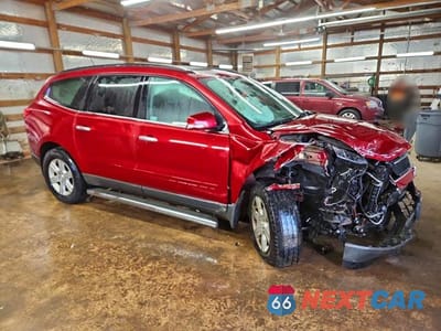 Czwarte zdjęcie samochodu z boku: 2012 CHEVROLET TRAVERSE LT VIN:1GNKRJED9CJ217472 - miniatura