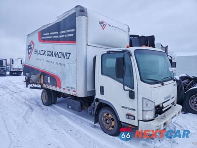 Czwarte zdjęcie samochodu z boku: 2015 ISUZU NPR HD BOX TRUCK VIN:JALC4W169F7003470 - miniatura