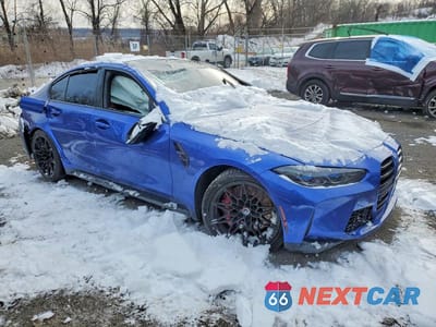 Czwarte zdjęcie samochodu z boku: 2022 BMW M3 COMPETITION VIN:WBS43AY08NFN22262 - miniatura