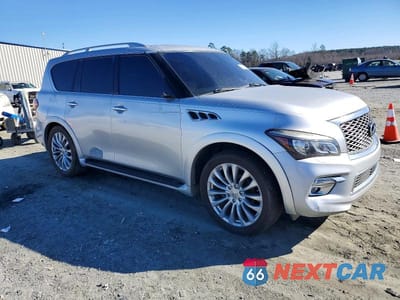 Czwarte zdjęcie samochodu z boku: 2016 INFINITI QX80 VIN:JN8AZ2NC4G9401859 - miniatura