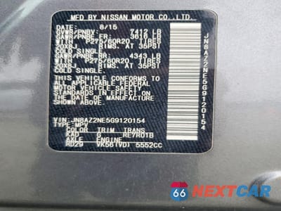 Zdjęcie 13 z 13 samochodu: 2016 INFINITI QX80 VIN:JN8AZ2NE5G9120154 - miniatura