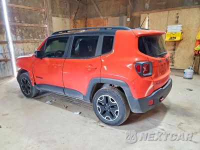 Drugie zdjęcie samochodu z przodu: 2017 JEEP RENEGADE TRAILHAWK VIN:ZACCJBCB3HPE91186 - miniatura