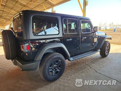 Trzecie zdjęcie samochodu z tyłu: 2025 JEEP WRANGLER SPORT VIN:1C4PJXDG4SW555836 - miniatura