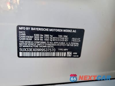 Zdjęcie 13 z 13 samochodu: 2024 BMW X6 XDRIVE40I VIN:5UX33EX09R9S37570 - miniatura