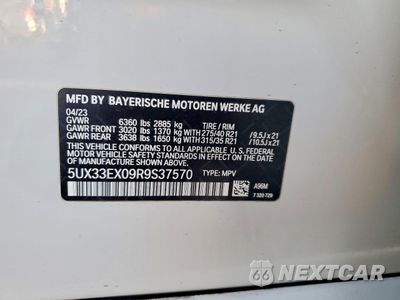 Zdjęcie 13 z 13 samochodu: 2024 BMW X6 XDRIVE40I VIN:5UX33EX09R9S37570 - miniatura