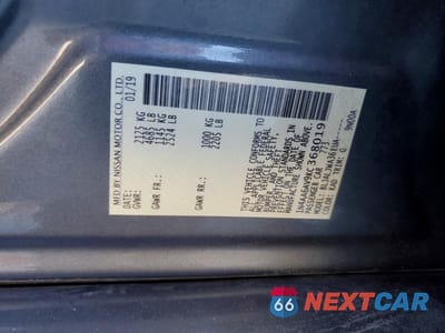 Zdjęcie 12 z 12 samochodu: 2019 NISS MAXIMA VIN:1N4AA6AV9KC368019 - miniatura