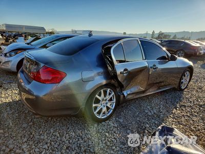 Trzecie zdjęcie samochodu z tyłu: 2013 INFINITI G37 BASE VIN:JN1CV6AP9DM712263 - miniatura