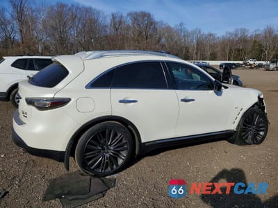 Trzecie zdjęcie samochodu z tyłu: 2017 INFINITI QX70 VIN:JN8CS1MW5HM412855 - miniatura