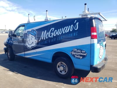 Drugie zdjęcie samochodu z przodu: 2023 CHEVROLET EXPRESS 2500 UTILITY / SERVICE VAN VIN:1GCWGAFP4P1192625 - miniatura