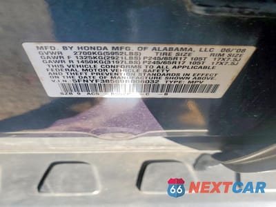 Zdjęcie 13 z 13 samochodu: 2009 HONDA PILOT EXL VIN:5FNYF38569B006032 - miniatura