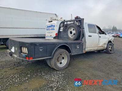 Trzecie zdjęcie samochodu z tyłu: 2020 RAM 5500 FLATBED TRUCK VIN:3C7WRNEL5LG305044 - miniatura