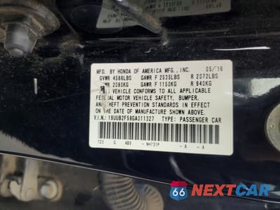 Zdjęcie 13 z 13 samochodu: 2016 ACURA TLX TECH VIN:19UUB2F58GA011327 - miniatura
