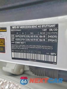 Zdjęcie 14 z 14 samochodu: 2020 MERCEDES-BENZ GLC 300 VIN:W1N0G8DB1LF857038 - miniatura