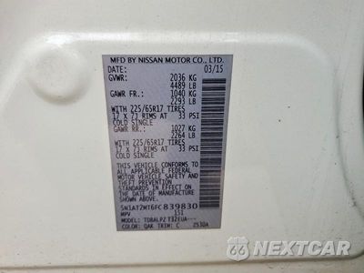 Zdjęcie 13 z 13 samochodu: 2015 NISSAN ROGUE S VIN:5N1AT2MT6FC839830 - miniatura