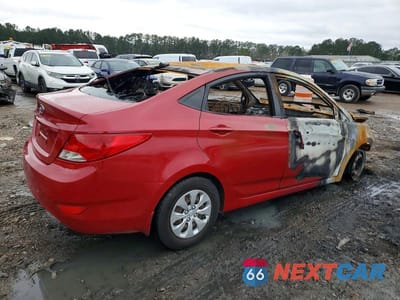 Trzecie zdjęcie samochodu z tyłu: 2015 HYUNDAI ACCENT GLS VIN:KMHCT4AE9FU847361 - miniatura