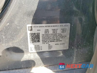 Zdjęcie 13 z 13 samochodu: 2019 CHEVROLET TRAX 1LT VIN:3GNCJLSB4KL137370 - miniatura